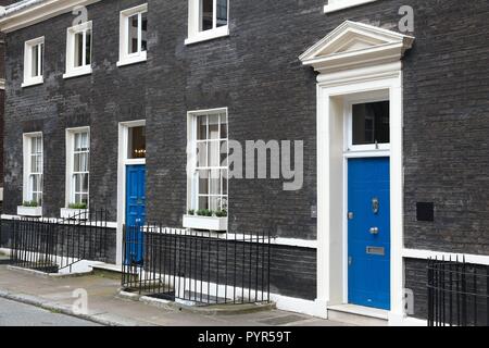 London, Vereinigtes Königreich - wunderschöne Viktorianische Eingangstür. Stockfoto