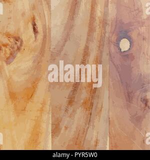 Holz- vintage Küche Hintergrund. Vector Illustration für hochauflösende Drucke. Stock Vektor