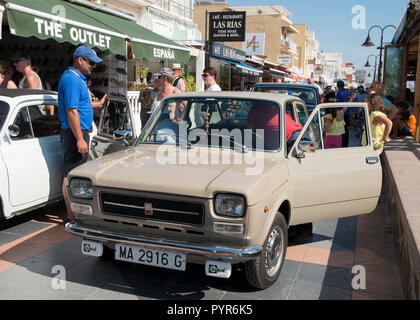 1976 Sitz 127 903 cc. In Spanien unter Fiat-Lizenz gemacht. Stockfoto