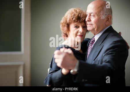Blick auf ein paar tanzen. Stockfoto