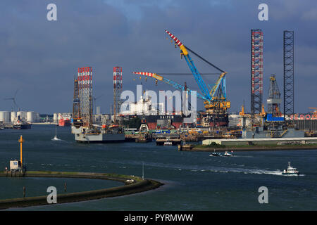 Keppel Verolme Werft, Rotterdam, Niederlande, Europa Stockfoto