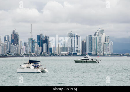 Panama City Skyline 2018 Stockfoto