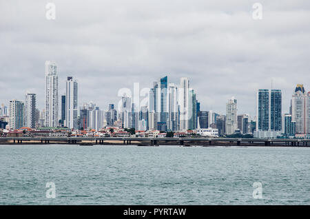 Panama City Skyline 2018 Stockfoto