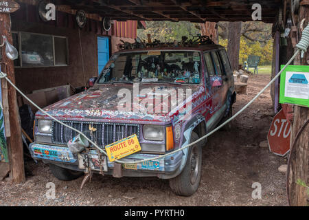 Tinkertown Art Car von Ross Ward Stockfoto