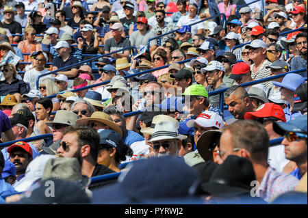August 12, 2018 - Toronto, Ontario, Kanada: Zuschauer sehen dem Rogers Cup Tennis Turnier Finale am 12. August 2018, bei Aviva Mitte in Toronto, ON, Canad Stockfoto