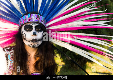 Dia de los Muertos (Tag der Toten) Festival in Hollywood Forever Cemetery, Hollywood, Los Angeles, Calfornia, USA Stockfoto