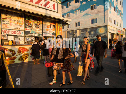 Pizzeria, Venice Beach, Los Angeles, Kalifornien, USA Stockfoto