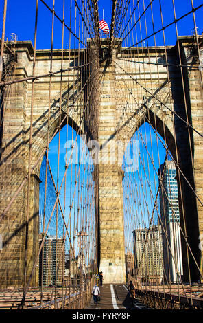 Brooklyn Bridge Stockfoto