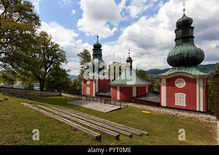 Kalvarienberg in Banska Stiavnica, Slowakei Stockfoto