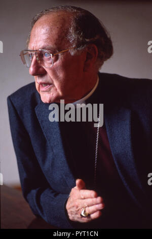 Robert Alexander Kennedy Runcie, Baron Runcie, MC, PC war ein Britischer anglikanischer Bischof. Er war der Erzbischof von Canterbury von 1980 bis 1991, vorher Bischof von St Albans. Stockfoto