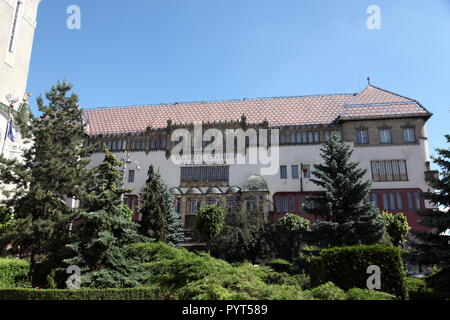 Die Kultur Palast gebaut in 1911 im sezessionistischen Stil in Targu Mures, Siebenbürgen, Rumänien Stockfoto