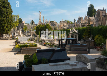 Jüdischer Friedhof auf dem Castle Hill (Colline du Château), Nizza, Frankreich Stockfoto