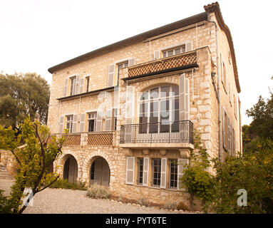 Les Collettes, das letzte Haus und Studio von Pierre August Renoir in Cagnes-sur-mer, wo er lebte und arbeitete von 1907-1919 als er starb Stockfoto