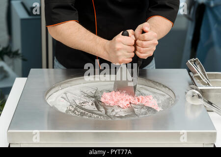 Lecker gebratenen Eis Stockfoto