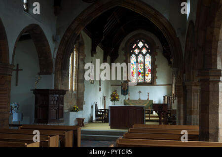 St. Peter und St. Paul's Kirche, Nether Heyford, Northamptonshire, England, Großbritannien Stockfoto