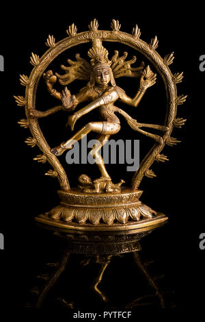 Statue von Shiva Nataraja - Lord of Dance Stockfoto