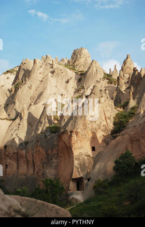 Fantastische Stein Landschaft von Kappadokien in der Türkei Stockfoto