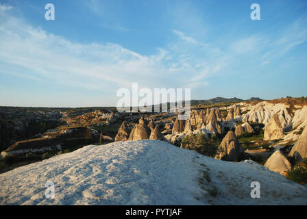 Fantastische Stein Landschaft von Kappadokien in der Türkei Stockfoto