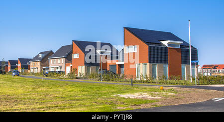 Moderne Häuser in ein neues Gebäude in den Niederlanden Stockfoto