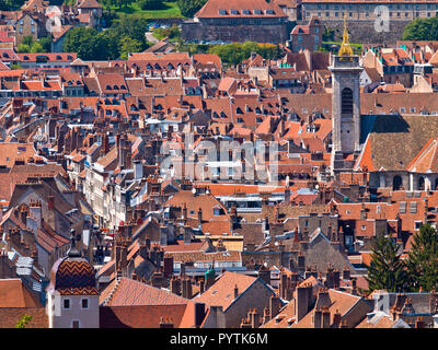 Stadt Übersicht der mittelalterlichen europäischen Stadt Stockfoto