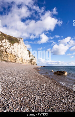 Branscombe Beach in der Nähe von Seaton in Devon in Südengland Stockfoto