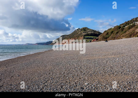 Branscombe Beach in der Nähe von Seaton in Devon in Südengland Stockfoto