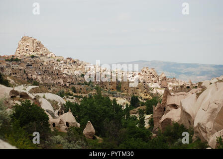 Fantastische Stein Landschaft von Kappadokien in der Türkei Stockfoto