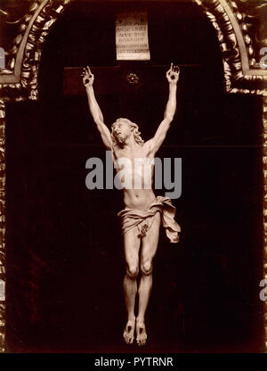 Kruzifix zu Michelangelo Buonarroti in der Basilika St. Johannes im Lateran, Rom, Italien 1880 zurückzuführen Stockfoto