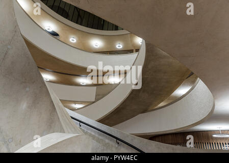 Innere Bilder der neuen Blavatnik Schule der Regierung Gebäude Oxford Stockfoto