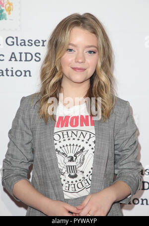 Cuver City, Kalifornien, USA. 27 Okt, 2018. Jade Pettyjohn während Ankunft der Elizabeth Glaser Pediatric AIDS Foundation der Jährliche'' eine Zeit für Helden'' Familie Festival. Credit: Faye Sadou/AdMedia/ZUMA Draht/Alamy leben Nachrichten Stockfoto