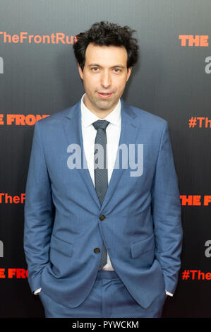 New York, Vereinigte Staaten. 30 Okt, 2018. New York, NY - 30. Oktober 2018: Alex Karpovsky besucht Premiere Spitzenreiter im Museum für Moderne Kunst Credit: Lev radin/Alamy leben Nachrichten Stockfoto