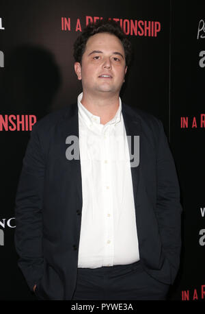 West Hollywood, CA. 30 Okt, 2018. Sam Boyd, im LA Premiere in einer Beziehung an der London in West Hollywood, Kalifornien, 30. Oktober 2018. Credit: Faye Sadou/Medien Punch/Alamy leben Nachrichten Stockfoto