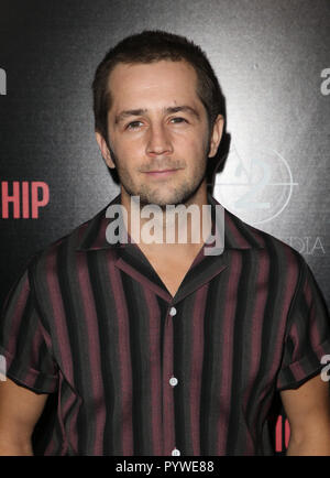 West Hollywood, CA. 30 Okt, 2018. Michael Angarano, im LA Premiere in einer Beziehung an der London in West Hollywood, Kalifornien, 30. Oktober 2018. Credit: Faye Sadou/Medien Punch/Alamy leben Nachrichten Stockfoto