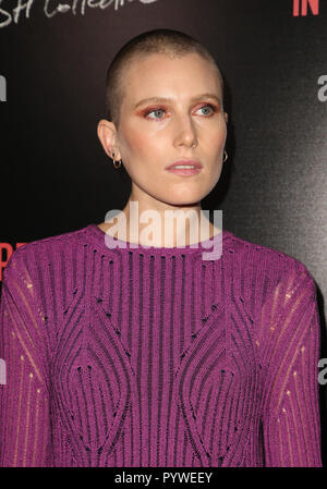 West Hollywood, CA, USA. 30 Okt, 2018. 30. Oktober 2018 - West Hollywood, Kalifornien - Dree Hemingway, der Vertikalen Entertainment präsentiert, am London West Hollywood statt. Photo Credit: Faye Sadou/AdMedia Credit: Faye Sadou/AdMedia/ZUMA Draht/Alamy leben Nachrichten Stockfoto