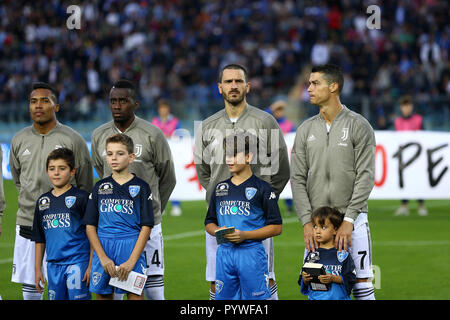 Empoli, Italien. 27 Okt, 2018. Empoli vs Juventus Turin Serie A TIM 2018-2019 Im Bild: Training Credit: Unabhängige Fotoagentur/Alamy leben Nachrichten Stockfoto