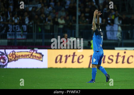 Empoli, Italien. 27 Okt, 2018. Empoli vs Juventus Turin Serie A TIM 2018-2019 Im Bild: caputo Credit: Unabhängige Fotoagentur/Alamy leben Nachrichten Stockfoto