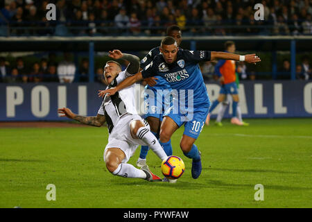 Empoli, Italien. 27 Okt, 2018. Empoli vs Juventus Turin Serie A TIM 2018-2019 Im Bild: bernardeschi Credit: Unabhängige Fotoagentur/Alamy leben Nachrichten Stockfoto