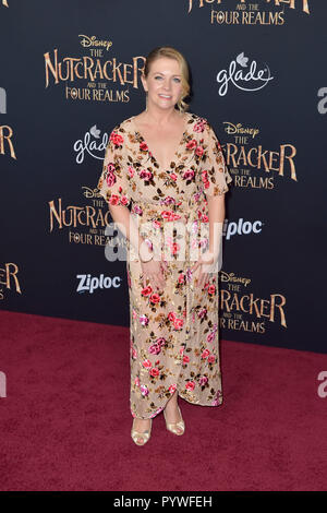 Los Angeles, USA. 29 Okt, 2018. Melissa Joan Hart bei der Weltpremiere des Films "Der Nussknacker und der vier Bereiche' am El Capitan Theatre. Los Angeles, 29.10.2018 | Verwendung der weltweiten Kredit: dpa/Alamy leben Nachrichten Stockfoto