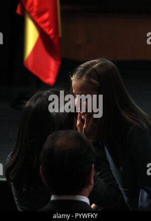 Madrid, Spanien. 31 Okt, 2018. Madrid, Spanien. 31 Okt, 2018. Queen Letizia Ortiz Credit: CORDON PRESSE/Alamy leben Nachrichten Stockfoto