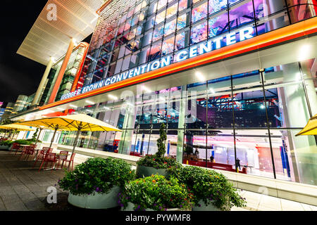 Die Robert R. Brown Convention Center ist ein massiver 1.900.000 Quadratmeter großes Gebäude, das in der Innenstadt von Houston entfernt. Stockfoto