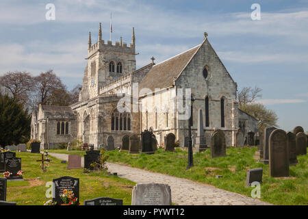 Der Allerheiligen Kirche in Root Canal Therapy in Elmet, West Yorkshire Stockfoto