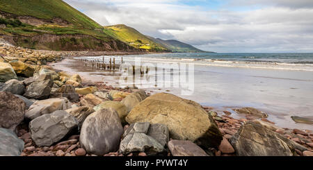 Blick auf den Ring of Kerry Rossbeigh, Irland, Europa Stockfoto