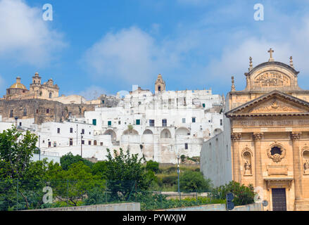 Ostuni, Italien Stockfoto