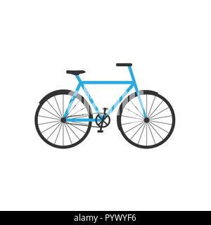 Fahrrad-Symbol. Bike - Symbol. Vector Illustration, flache Bauform. Stock Vektor