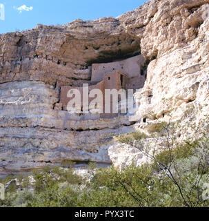 Montezuma Castle Nationalmonument in Arizona, USA Stockfoto