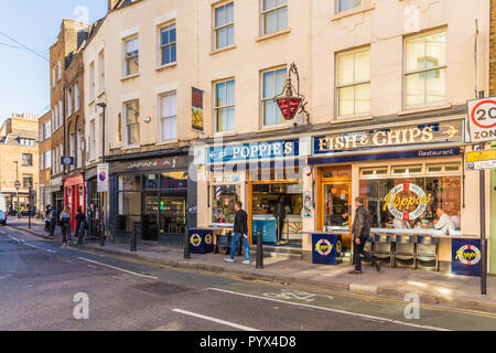 Eine typische Ansicht in London Stockfoto