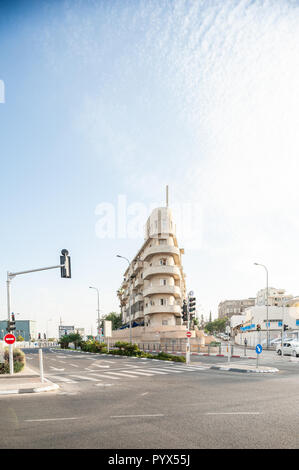 Israel, Tel Aviv - 20. Oktober 2018: Bauhaus Architektur in Tel Aviv Stockfoto
