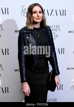 Laura Carmichael Teilnahme an der Harper Basar Frauen des Jahres Awards 2018 Claridges, London statt. Stockfoto