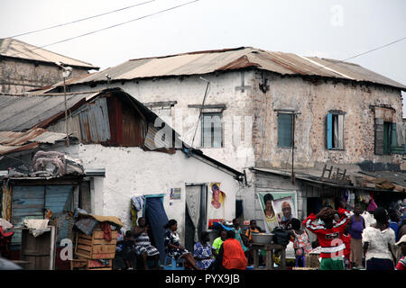 Straßenszene in James Town, Accra, Ghana Stockfoto