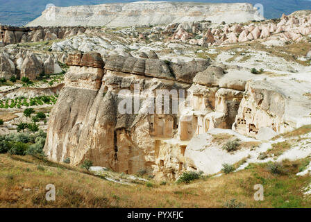 Fantastische Stein Landschaft von Kappadokien in der Türkei Stockfoto